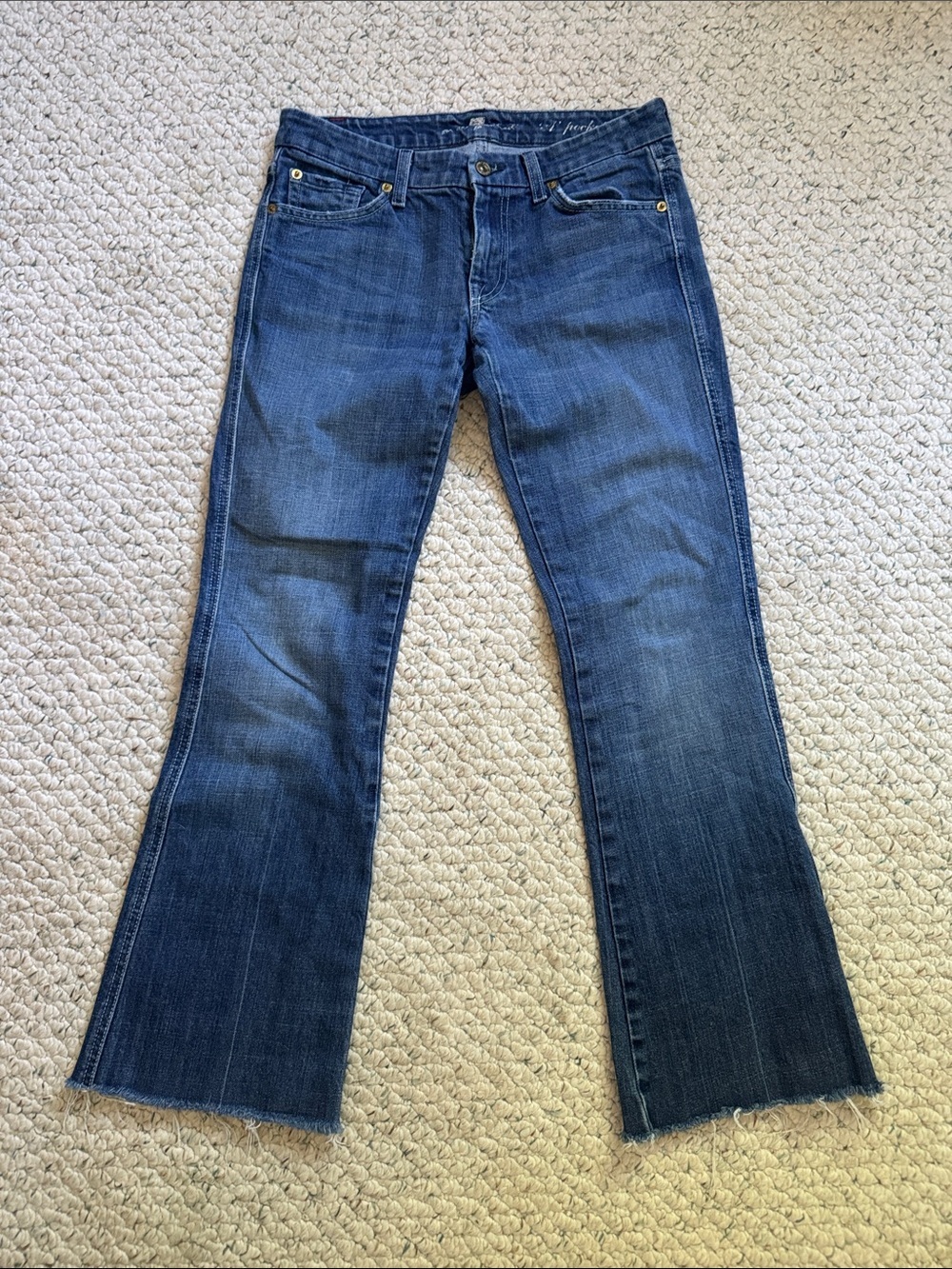 7 For All Mankind A Pocket Flare Jeans